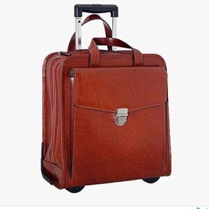Jack Georges Milano Collection Rolling Laptop Briefcase